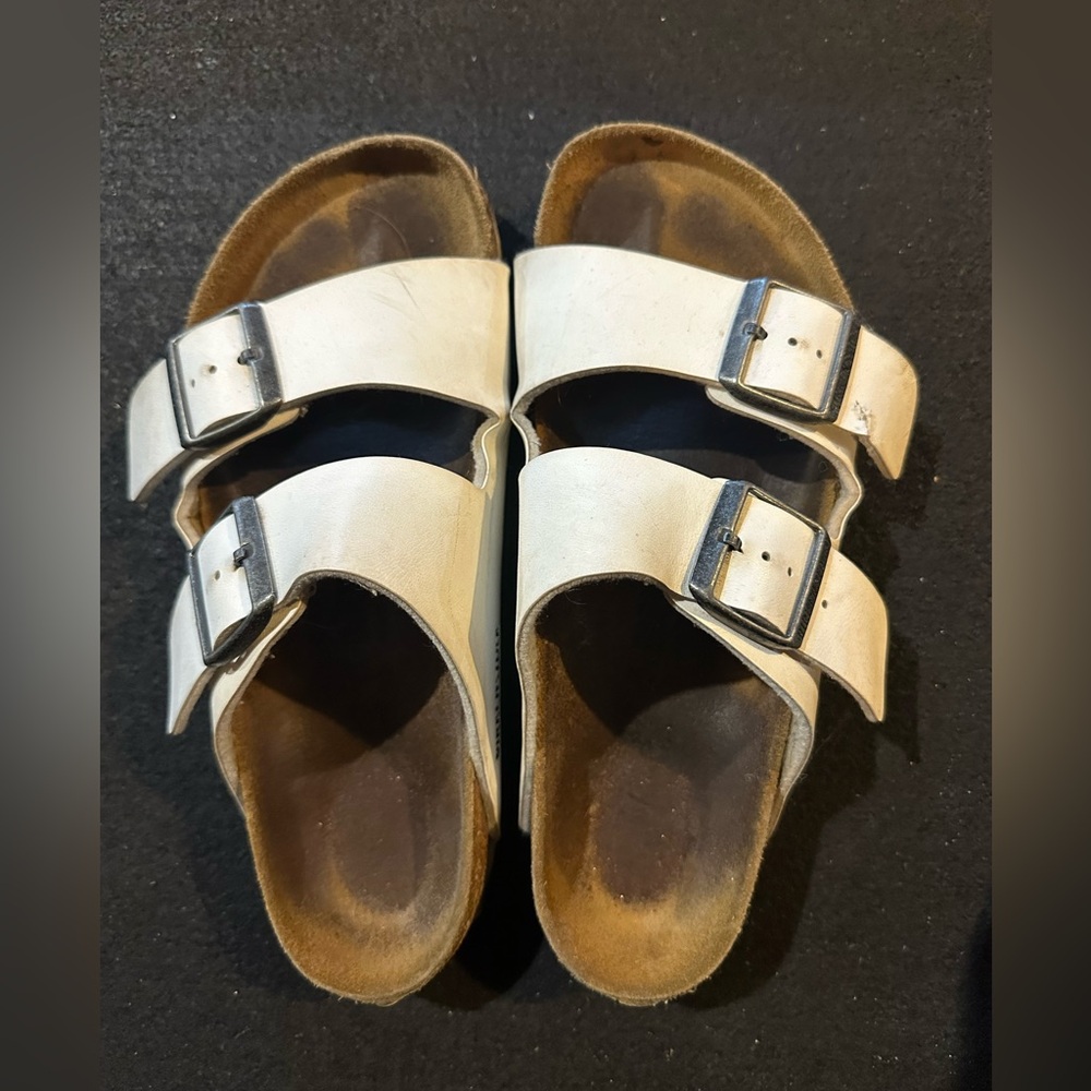 White Birkenstock sandal. Size 37